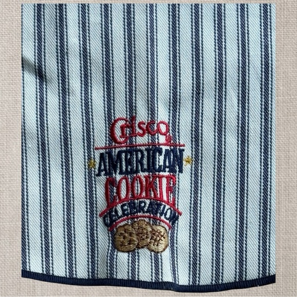 Longaberger Crisco American Cookie Celebration - Basket Liner Embroidered 1992 - Picture 2 of 3